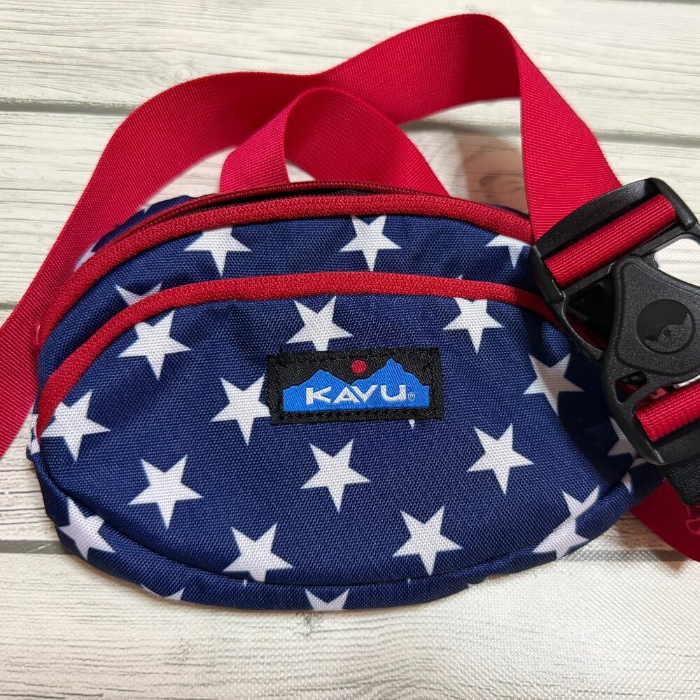 New Kavu Fanny Pack American Flag